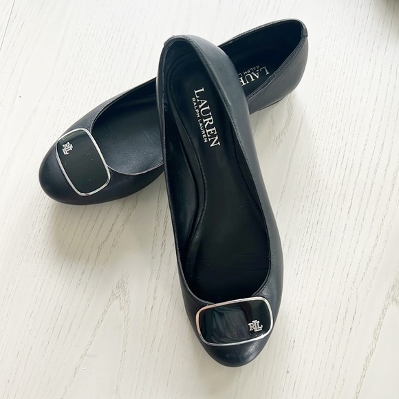 Lauren Ralph Lauren Carmen Slip On Flats Black size 8 - Picture 2 of 14